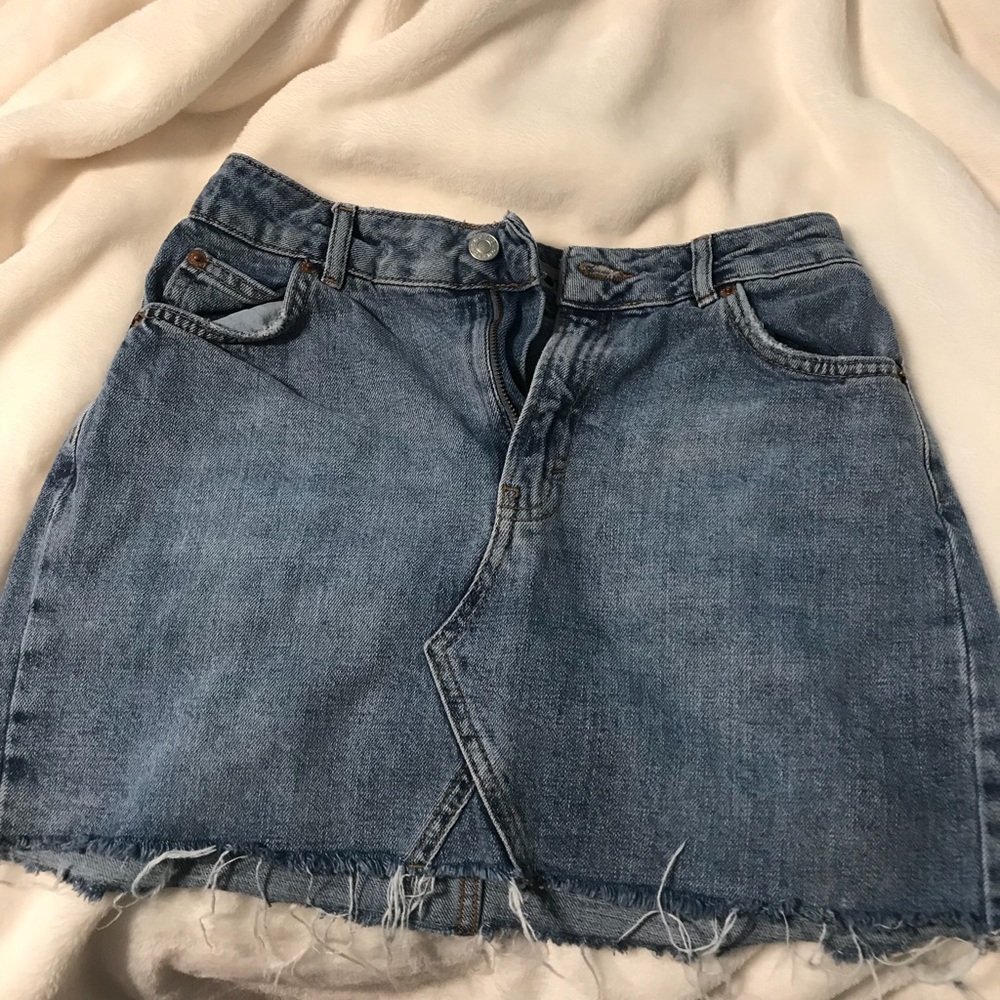 Jean skirt top shop